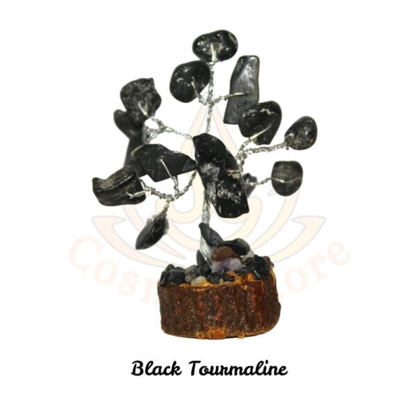 Black Tourmaline Crystal Tree Handmade Home Decor Items
