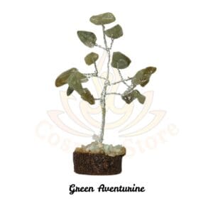 Green Aventurine Crystal Tree for Good Luck, Wealth & - Chakra Balancing