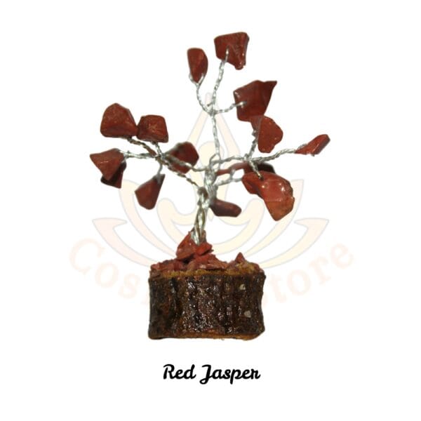 Red Jasper Crystal Tree | Spiritual Healing Tree for Positive Energy & Prosperity