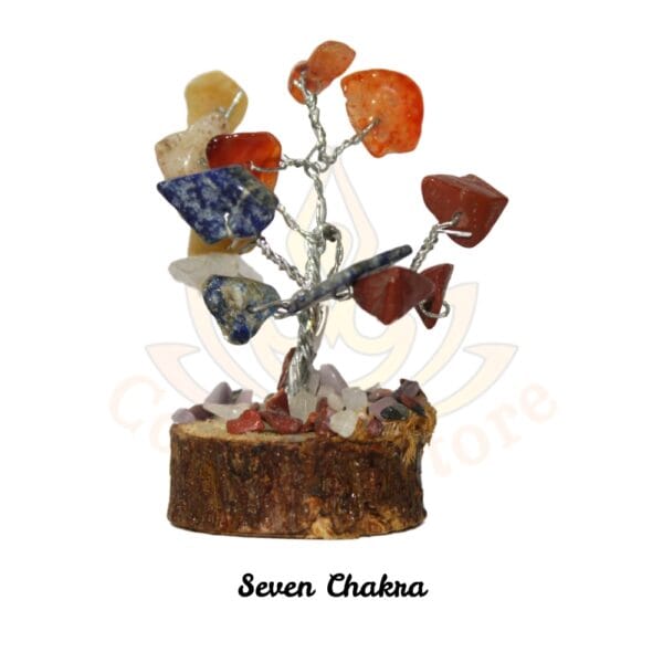 Seven Chakra Tree, Crystal Tree for Positive Energy - Crystals & Healing Stones