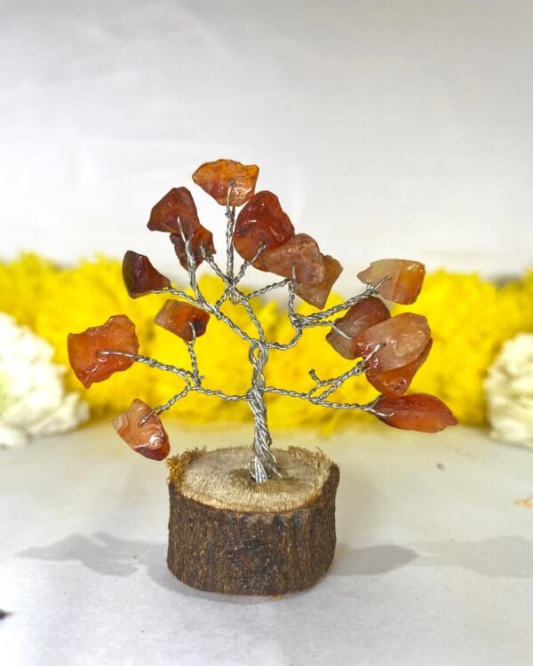 Carnelian Crystal Tree - Showpieces for Home Decor - Gemstone Tree - Image 2