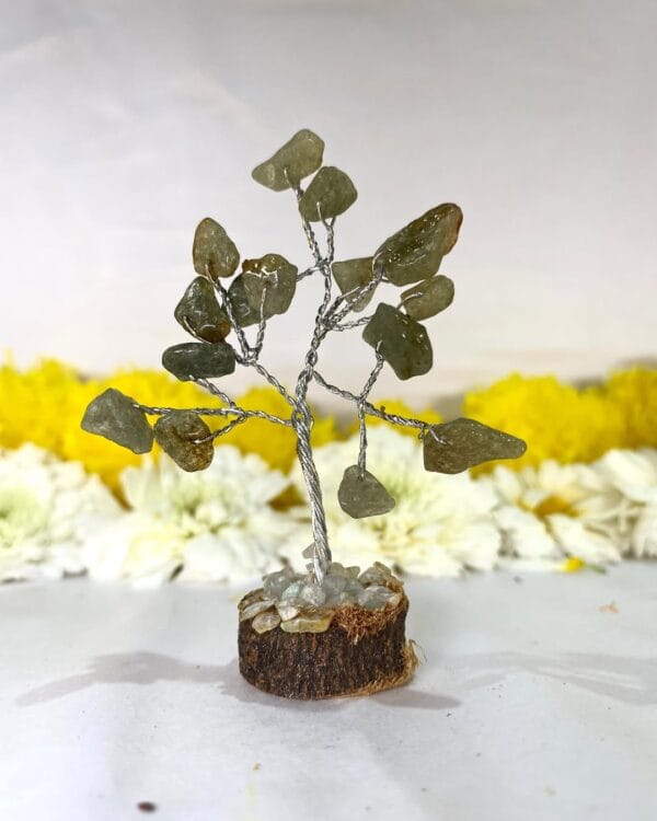 Green Aventurine Crystal Tree for Good Luck, Wealth & - Chakra Balancing - Image 2