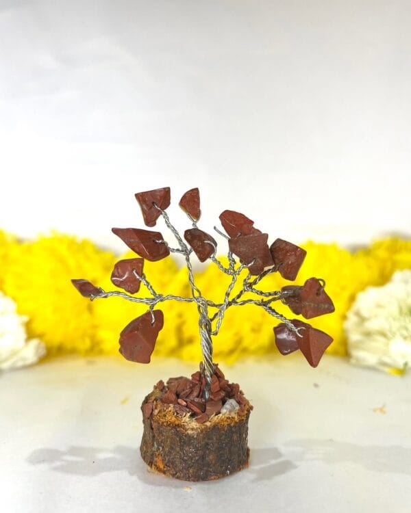 Red Jasper Crystal Tree | Spiritual Healing Tree for Positive Energy & Prosperity - Image 2
