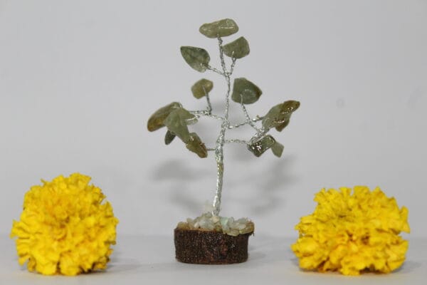 Green Aventurine Crystal Tree for Good Luck, Wealth & - Chakra Balancing - Image 3