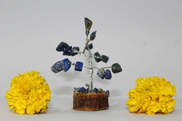Natural Energized Sodalite Crystal Tree with Pearl for Compassion in Relation,Healing. - Image 3