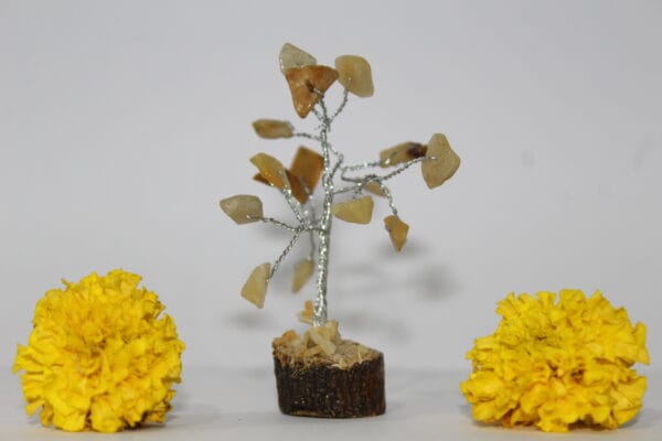 Yellow Aventurine Healing Crystal Tree Artificial Tree for Home Decoration Positive Energy & Prosperity Tree. - Image 3