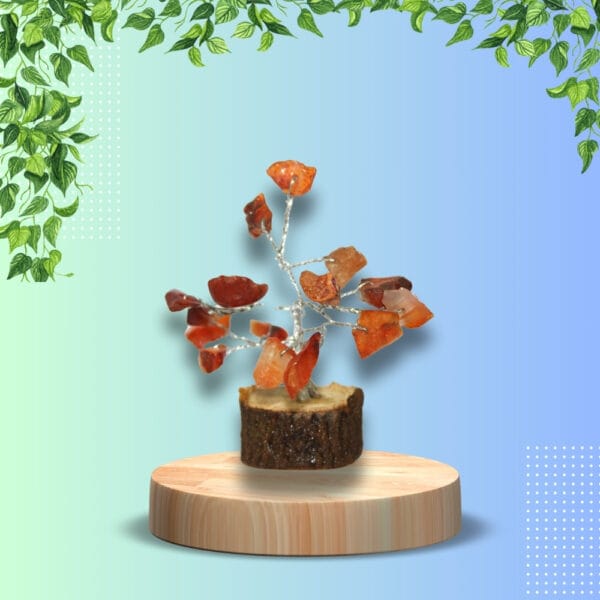 Carnelian Crystal Tree - Showpieces for Home Decor - Gemstone Tree - Image 4