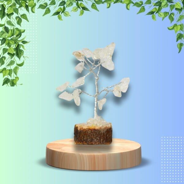 Clear Quartz Crystal Tree Home Decor Showpieces for Good Luck Money Crystal Tree - Image 4