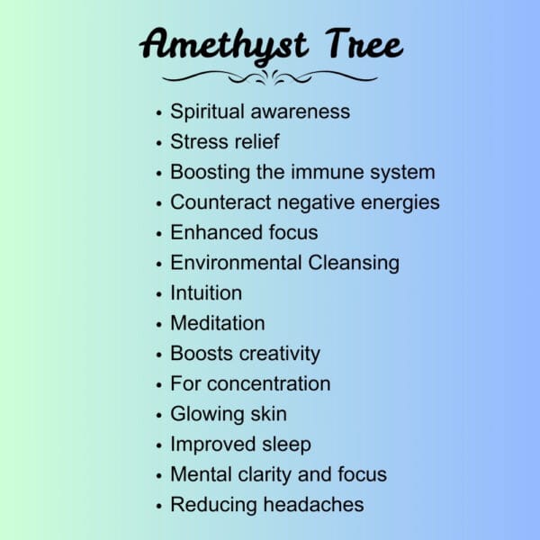 Natural Amethyst Crystal Money Tree for Office Home Room Desk Decor - Image 5