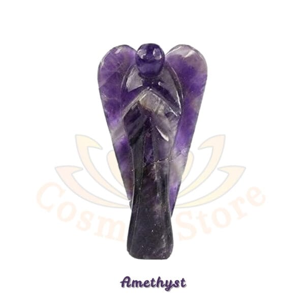 Natural Original Amethyst Crystal Angel, Guardian Angel Figurines