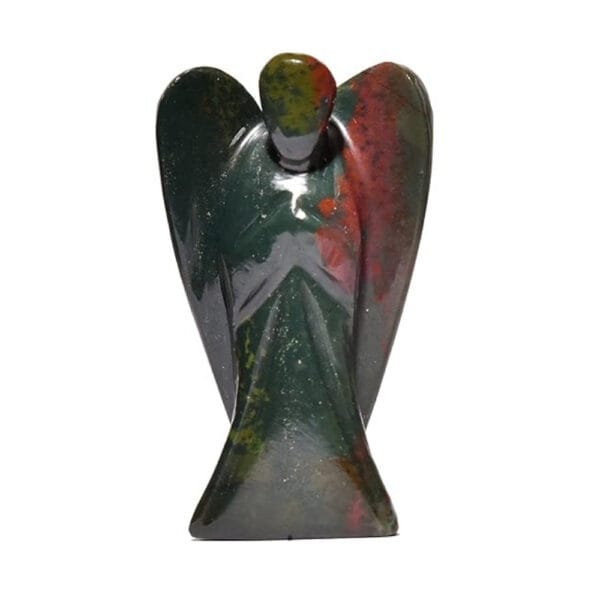 Bloodstone Angel Natural Healing Gemstone Crystal Reiki Vastu Positive Energy Chakra Meditation Feng Shui Spiritual Stone. - Image 5